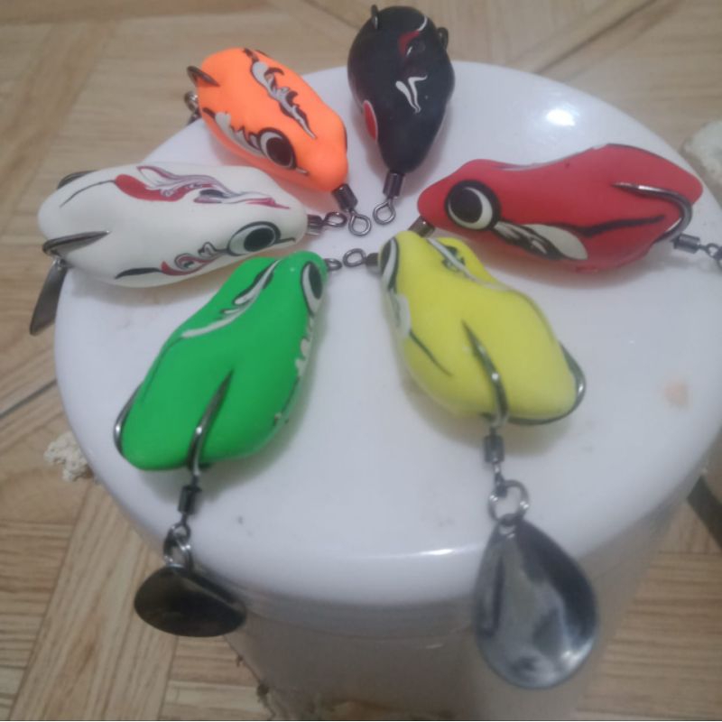 Soft frog, umpan kodok palsu, umpan pancing
