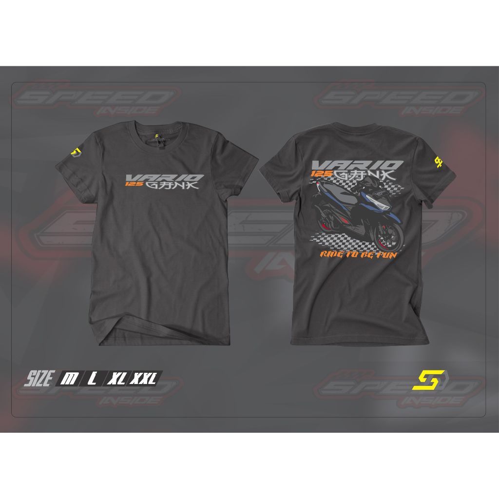 Kaos Motor Vario Gank ,kaos racing ,kaos VARIO 125