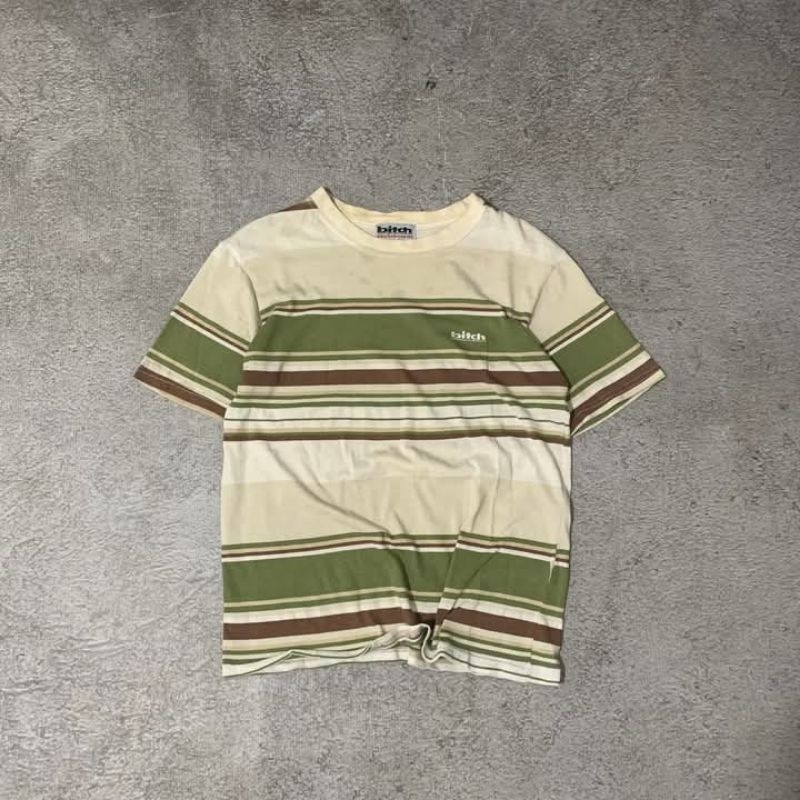 B*TCH SKATEBOARD STRIPES TEE