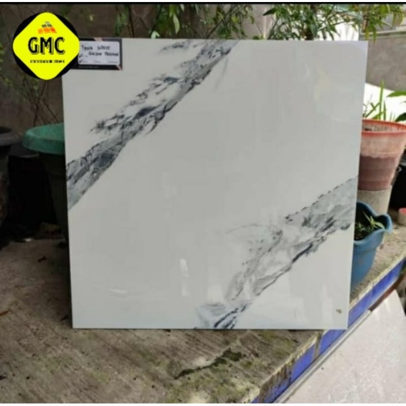 GRANIT 60x60 KW1 GLOSSY CARARA | TYARA WHITE EXPORT - ARNA -