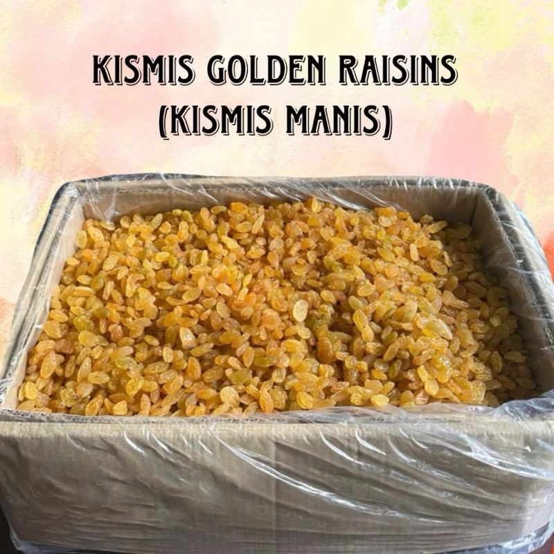 

EG kismis jumbo golden raisin manis segar oleh oleh haji dan umrah