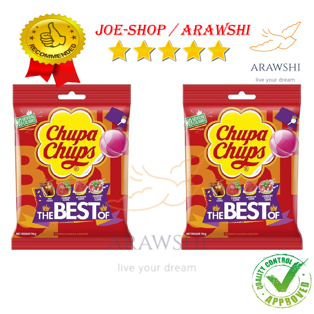 

Chupa Chups Lollipop 50pcs - Permen Gagang Rasa Buah Variant Pack
