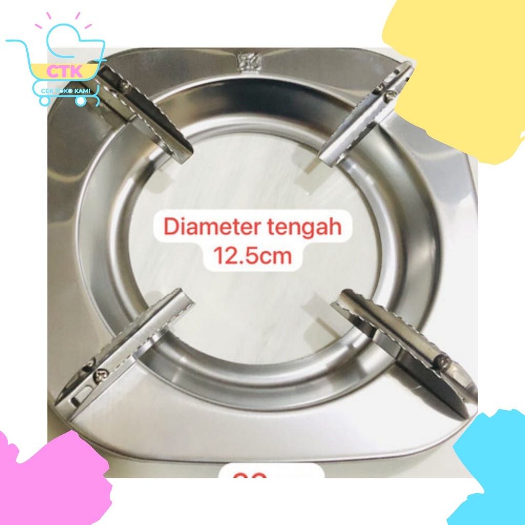 Tatakan Kompor Rinnai Kaki 4 / Kaki 6 Stainless