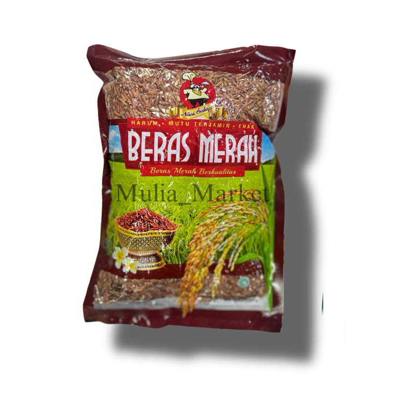 

Beras Merah Nasi Sedap Pulen Isi 500gr