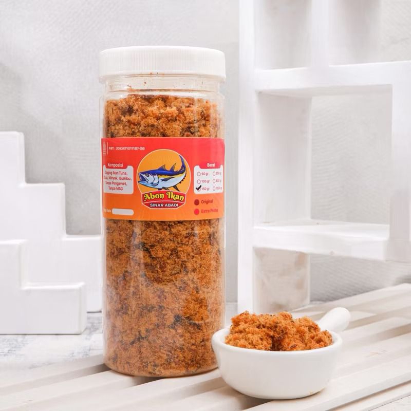 

[TOPLES 150GR IKAN TUNA] ABON BERSINAR ABADI ASLI JOGJA