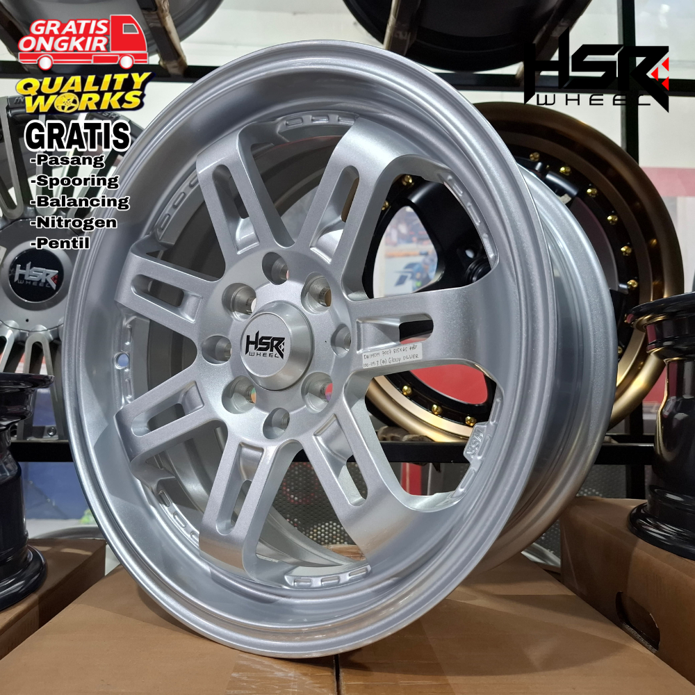 Velg Racing Mobil Wuling Confero Ring 15 Velg Modifikasi Hsr Wheel  Daimon