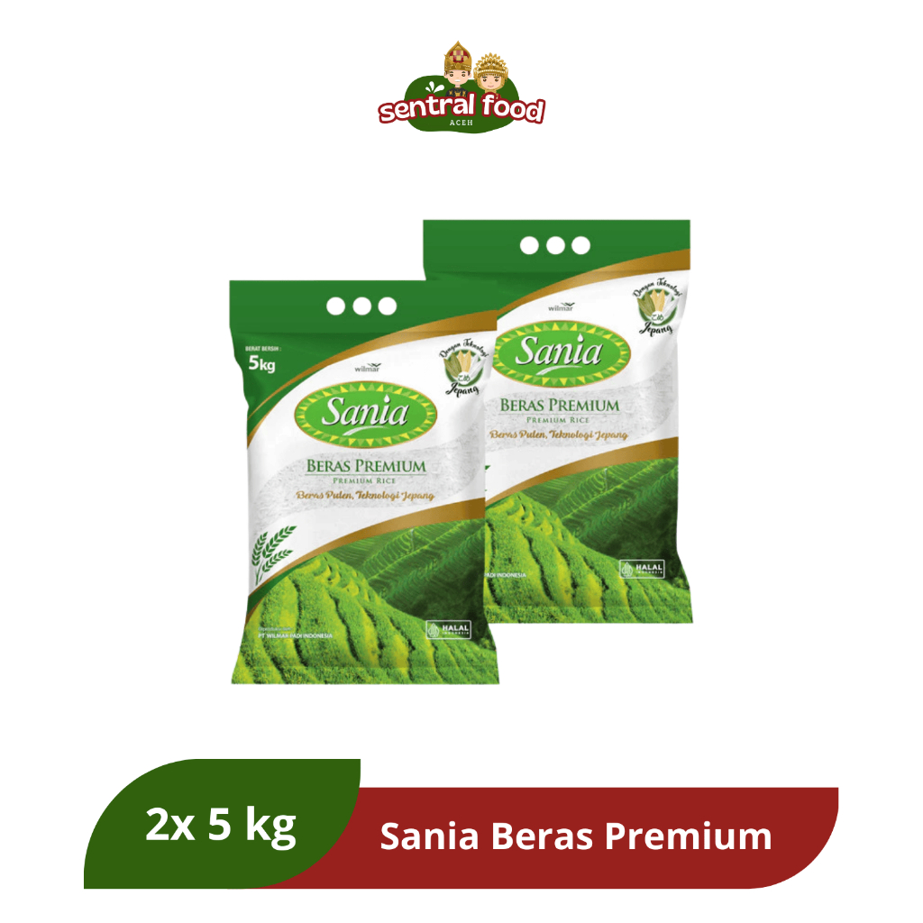 

Sania Beras Premium 5 Kg x 2 pcs