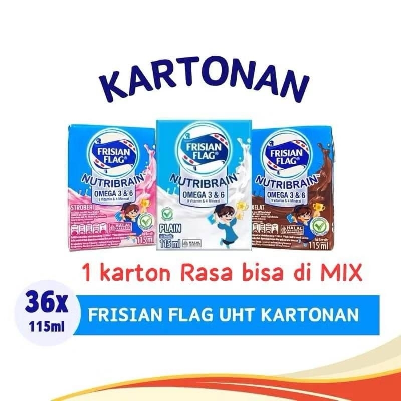

Frisian Flag Nutribrain UHT 115ml 36pc (karton)