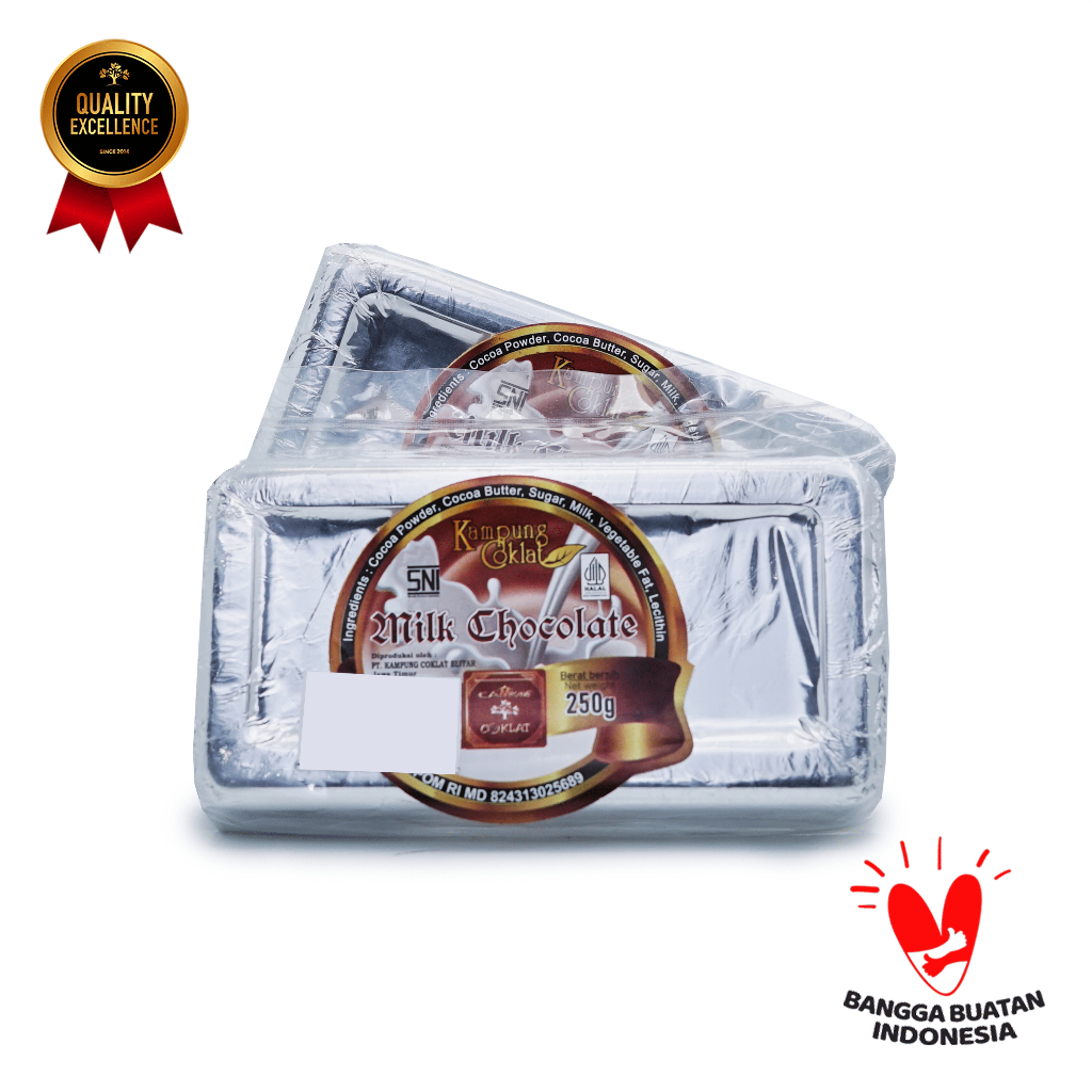 

COKELAT BLOK MILK 250 GRAM - KAMPUNG COKLAT