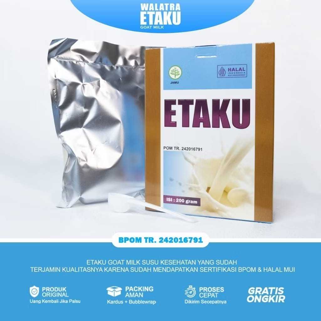 

Etaku Susu Kambing Etawa 200gr Goat Milk Original With Nano Technology Walatra