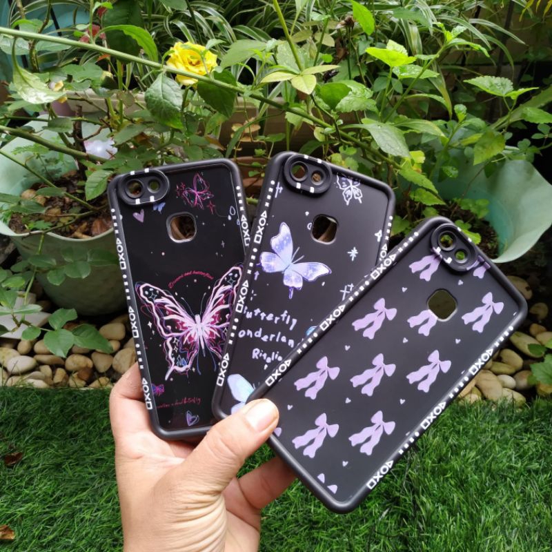 Case Vivo 1716 V7 Plus V7+ Softcase Matte Rose Dove Motif Flower Casing Kesing Silicone