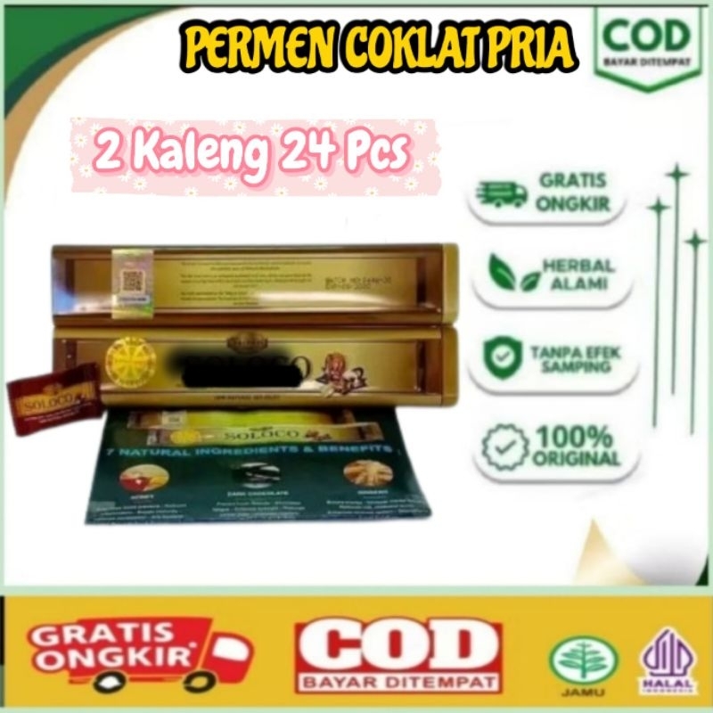 

Produk Original Permen Solocoo 2box 24pcs Original Obat Herbal Pria Kuat Salocoo