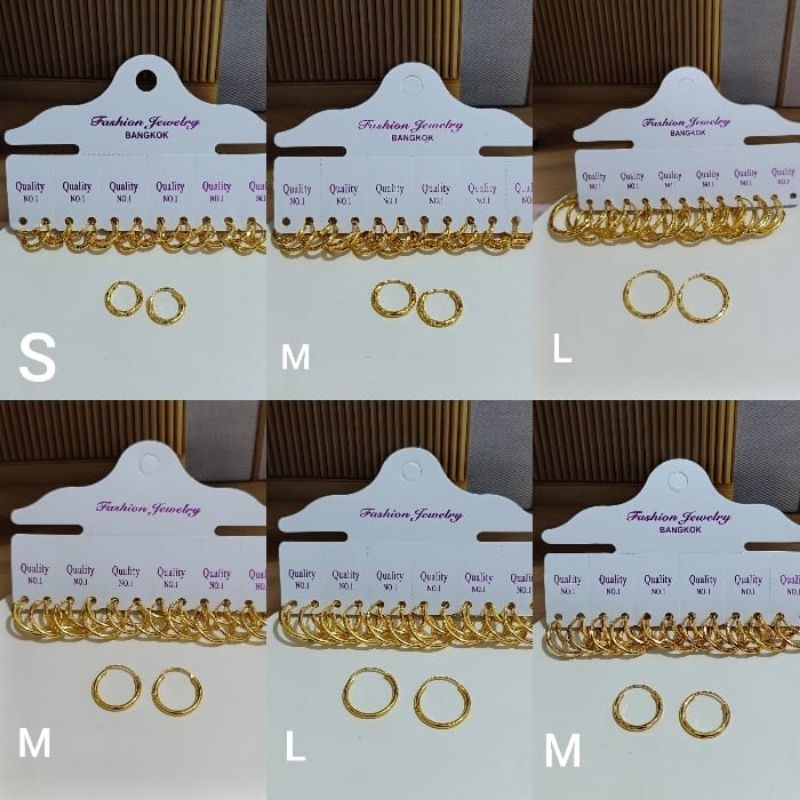 anting bulat xp/anting bulat size/ anting bulat