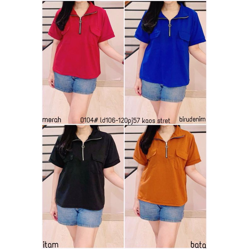 ELIA ATASAN KAOS BIG SIZE WANITA CASUAL TERBARU KEKINIAN