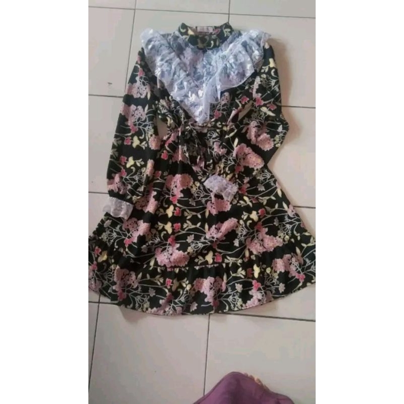 Dress floral (preloved)