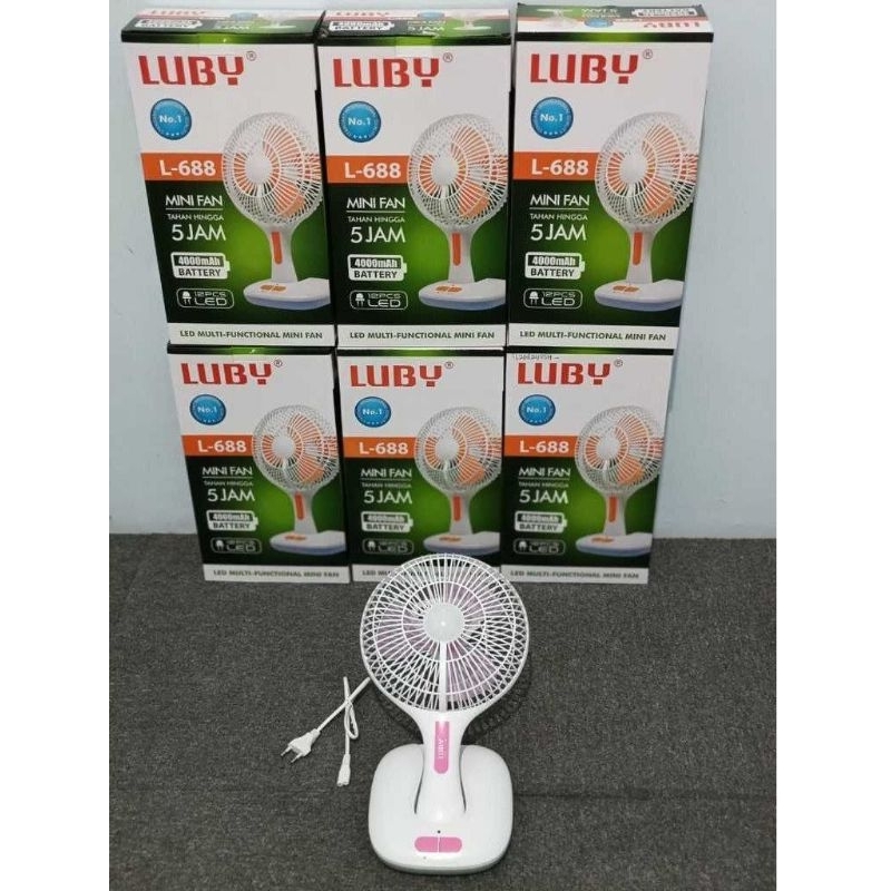 (KIPAS EMERGENCY LUBY) Kipas Angin Emergency LUBY (2 kecepatan)