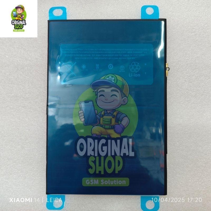 Baterai batrei pengganti kompetible ipad 7 8 9 / ipad 6 2018 / ipad 5 / air 1 model: A1484 batre bat