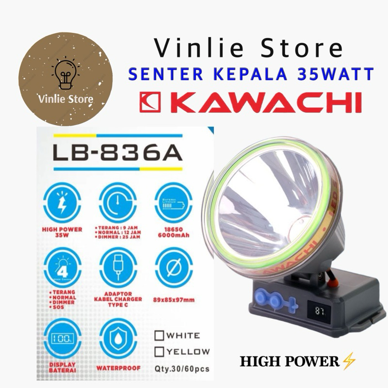 SENTER KEPALA KAWACHI LB 836A 35WATT HIGH POWER