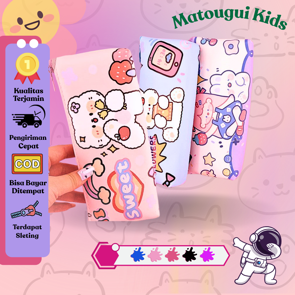 

【MTG.KIDS】 KOTAK PENSIL MOTIF LUCU UNIK MOTIF CUTE RABBIT / TEMPAT PENSIL / KOTAK PULPEN / TEMPAT ALAT TULIS PGS
