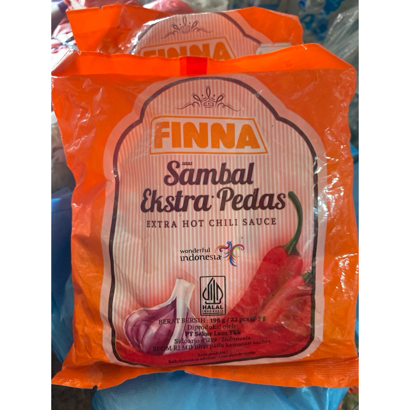 

Sambal sachet/saos fina