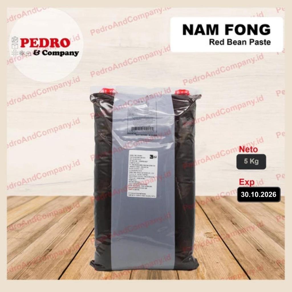 

Nam fong red bean paste 5KG - pasta kacang merah / filling moon cake isian