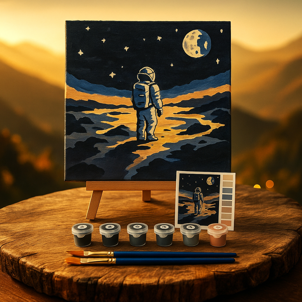 

SFO - DIY Paint By Numbers Kit 1 Set - Astronout K