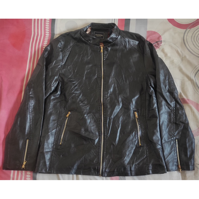 PL Jaket Kulit Sintetis Keren Istimewa