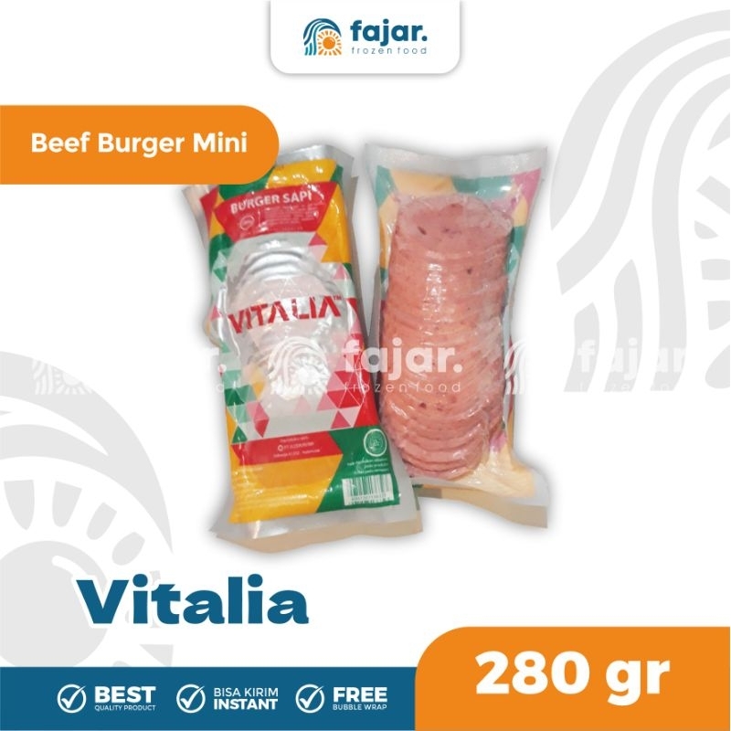 

[Best Seller] Vitalia Beef Burger Mini 280g