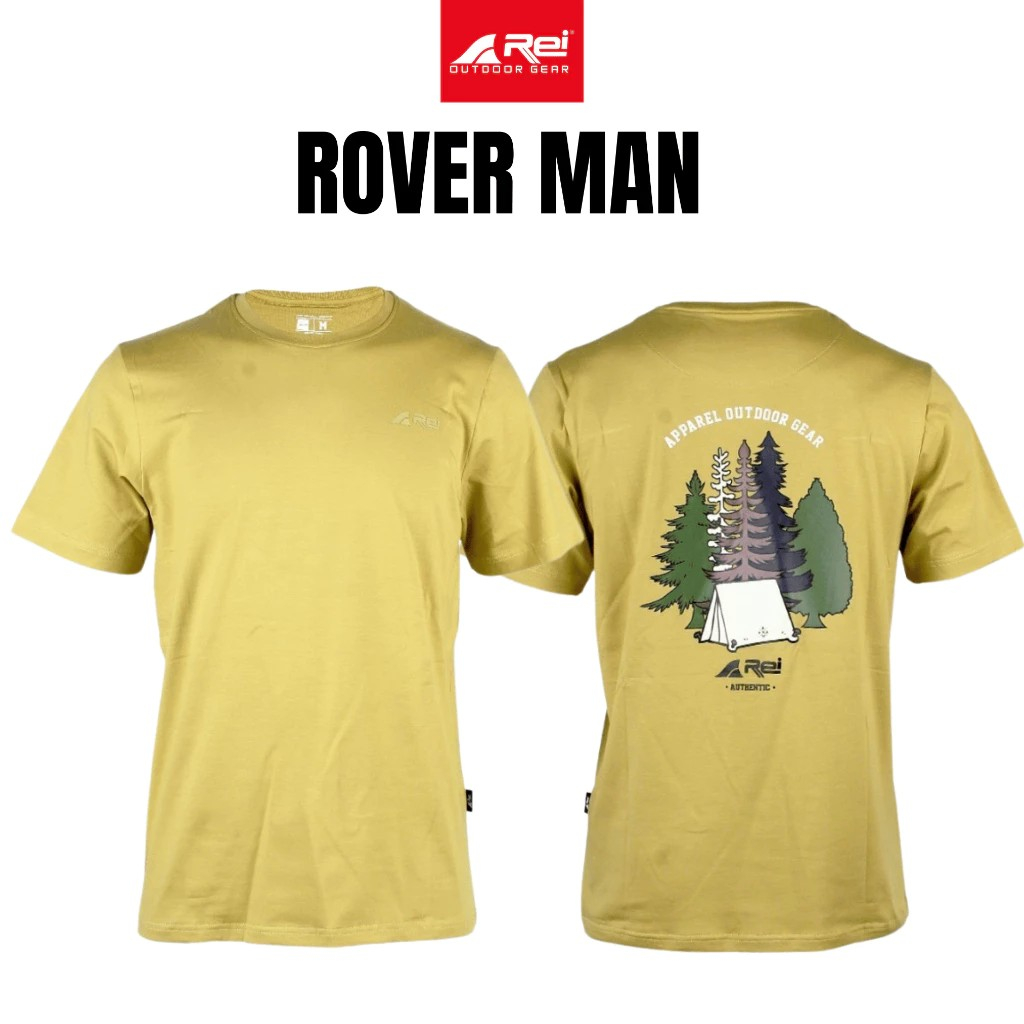 Rei Kaos Pria Lengan Pendek Rover Man Arei Outdoorgear K4735