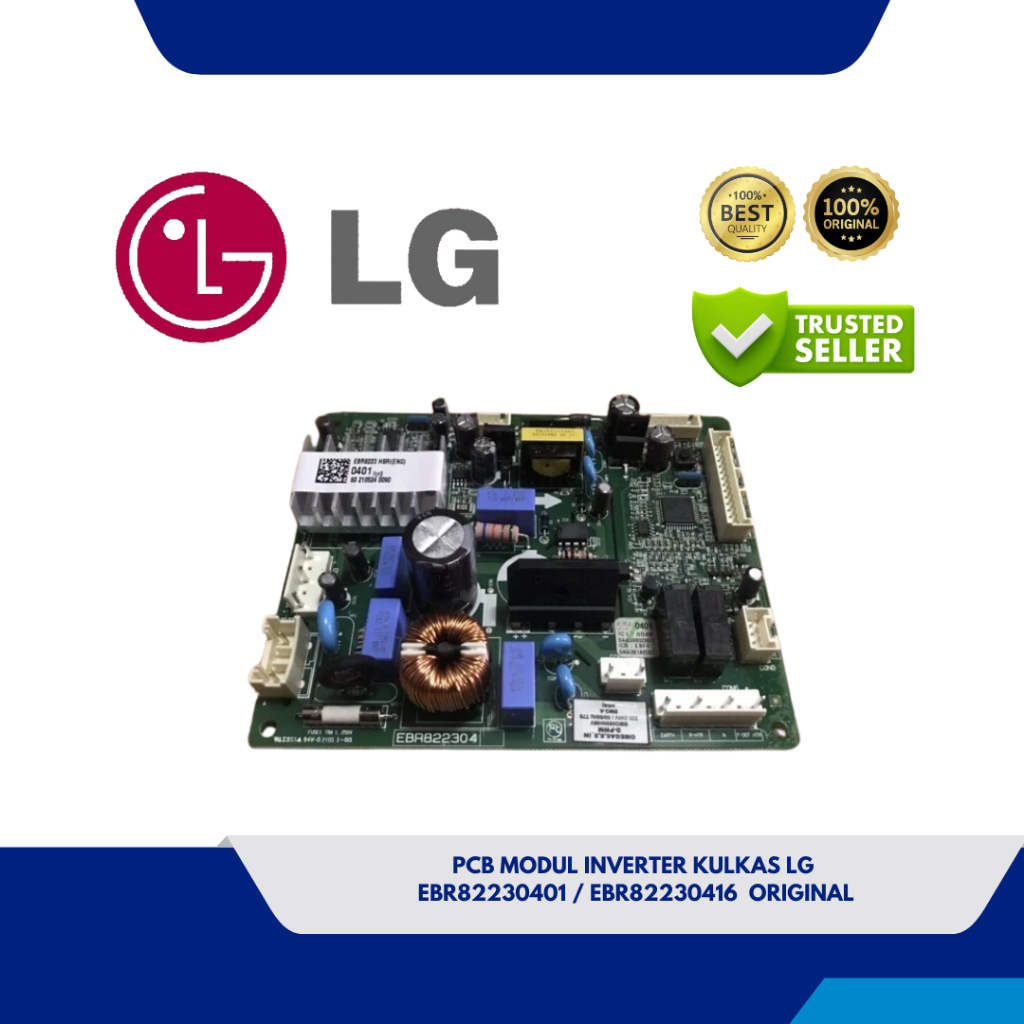 PCB MODUL INVERTER KULKAS LG EBR82230401 / EBR82230416 MODEL GN-B202RLCL GN-B202SLCL GN-B252SLCL GN-