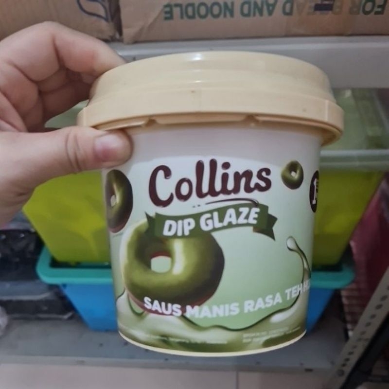 

Sale!! Collins dip glaze / dipping donat cair rasa GREENTEA matcha