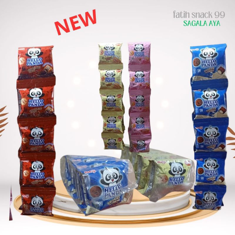 

HELLO PANDA SACHET 8 g[1 PAK ISI 10 SCH ] BISKUIT ISIAN CREAM