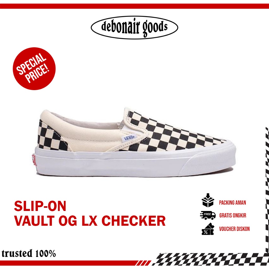 SLIP ON VAULT OG LX CHECKERBOARD