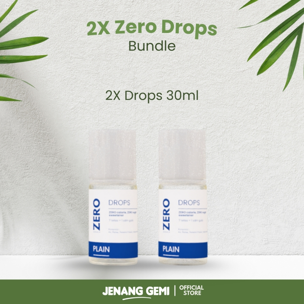 

2X Zero Drops BUNDLE 2X 30ml Drops | ZERO GULA | ZERO KALORI | SUGAR FREE | ZERO CARB