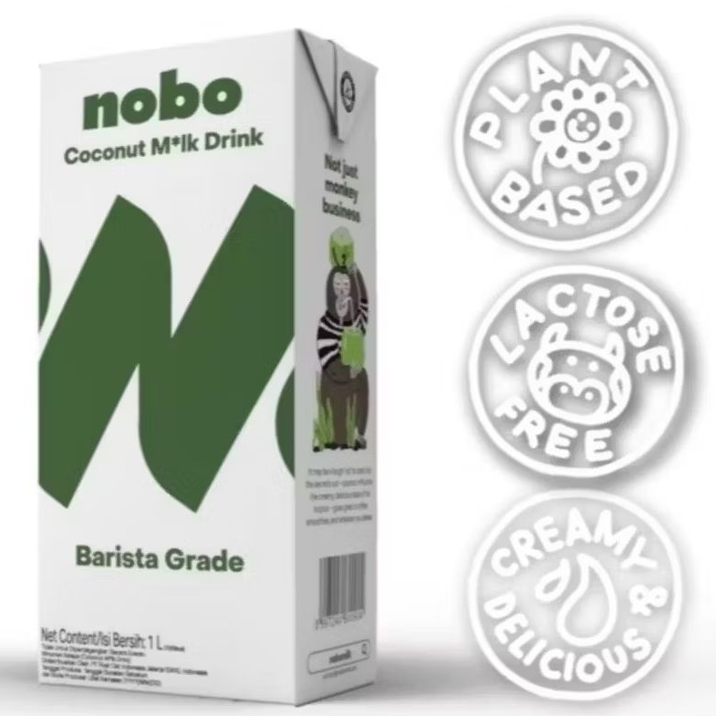 

NOBO Cocomut Milk Plant Based Barista 1000ml/ Susu Kelapa Nobo 1lt