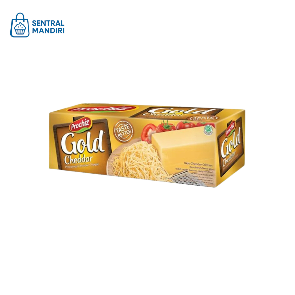

Prochiz Gold Keju Cheddar 2kg, Topping Keju Parut Enak dan Mudah