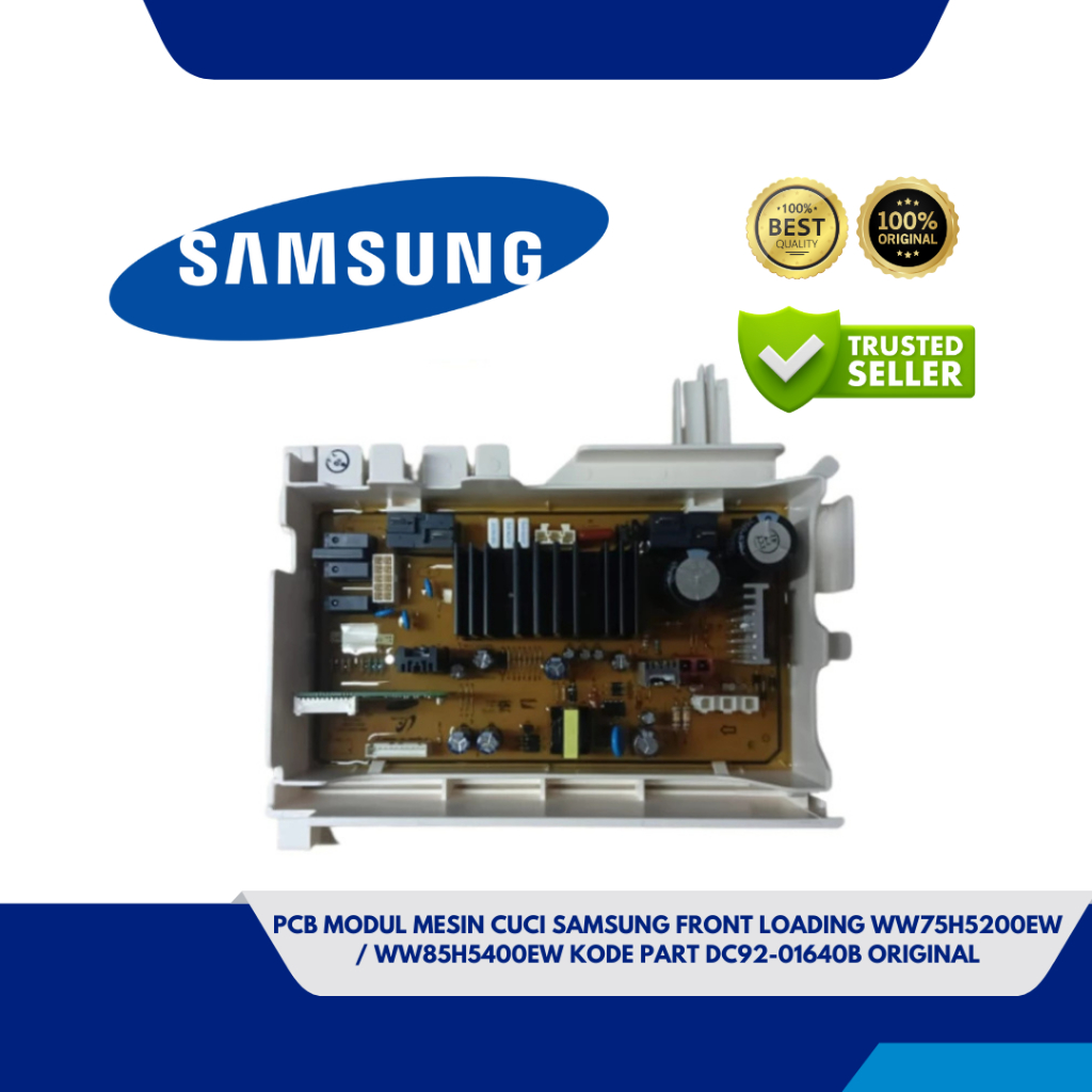 PCB MODUL MESIN CUCI SAMSUNG FRONT LOADING WW75H5200EW / WW85H5400EW KODE PART DC92-01640B ORIGINAL