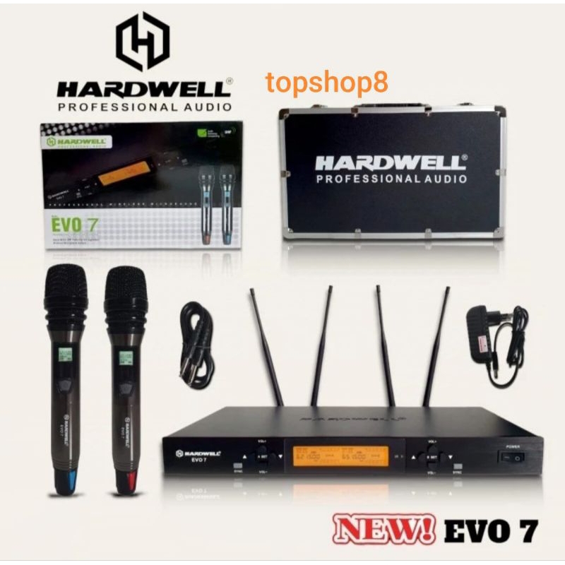 Mic wireless vocal artis UHF HARDWELL EVO 7 original wireless Hardwell EVO7 VOCAL ARTIS