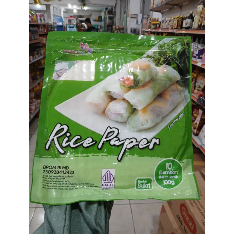 

RICE PAPER ( BENTUK BULAT )