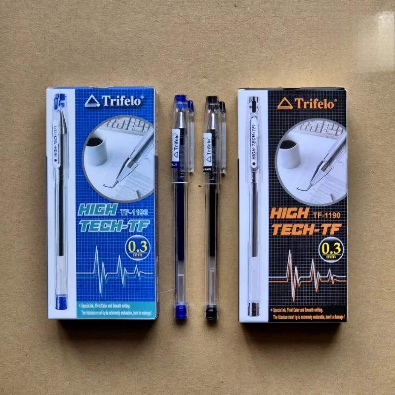

[ISI 12] BOLPEN PEN TRIFELO HIGHTECH HITAM BIRU TF1190 ORIGINAL