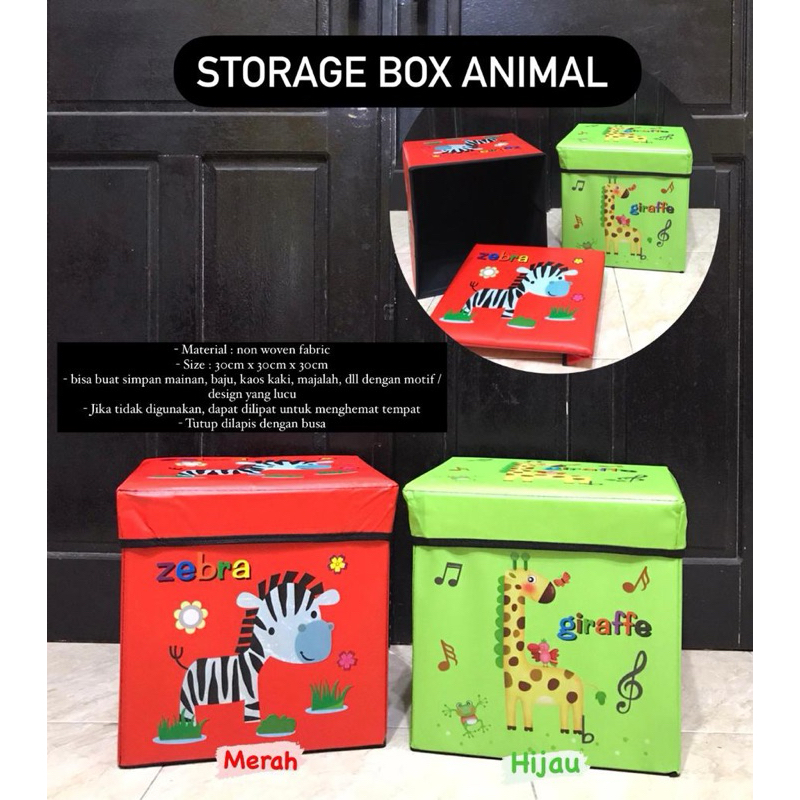 storage box animal, tempat penyimpanan serbaguna