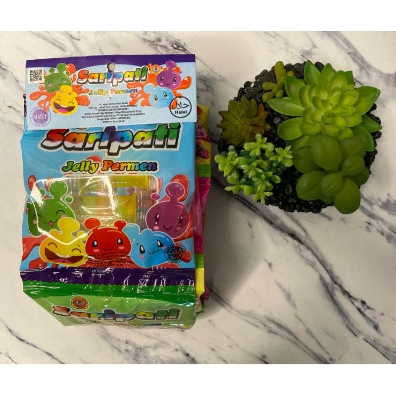 

saripati jelly permen 1 renceng isi 10 pcs @25gram