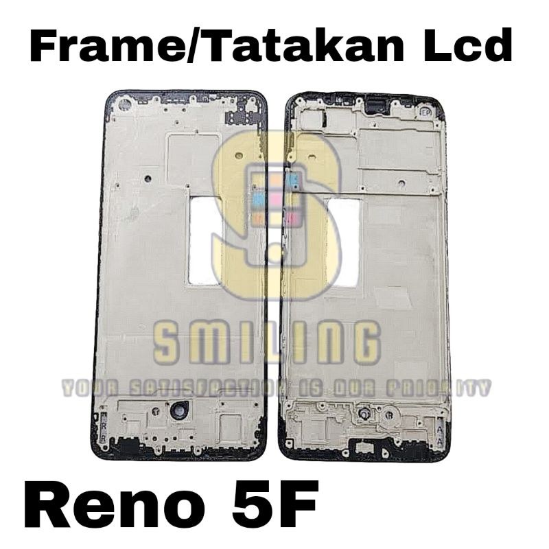 FRAME TULANG TENGAH DUDUKAN LCD TATAKAN LCD OPPO RENO 5F NEW ORI