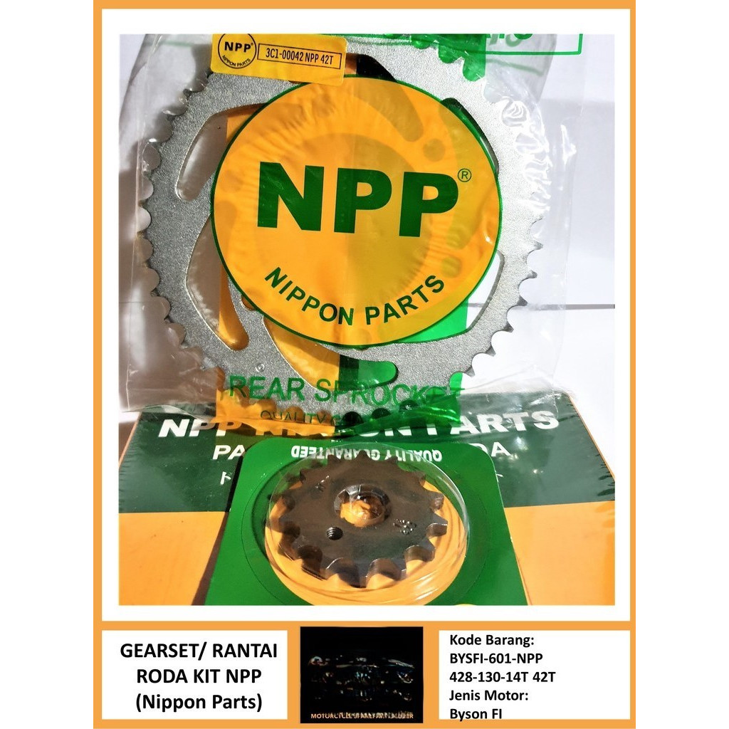 BYSFI-601-NPP Gear Paket Yamaha Byson Fi NPP PART