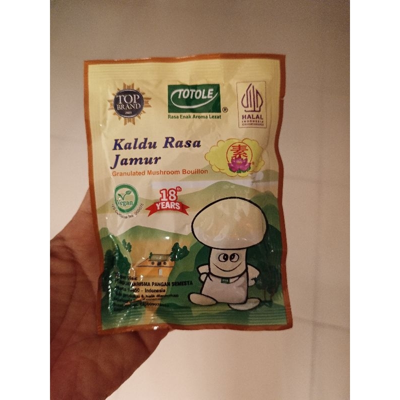 

Totole Bumbu kaldu Rasa Jamur (40 Gr)