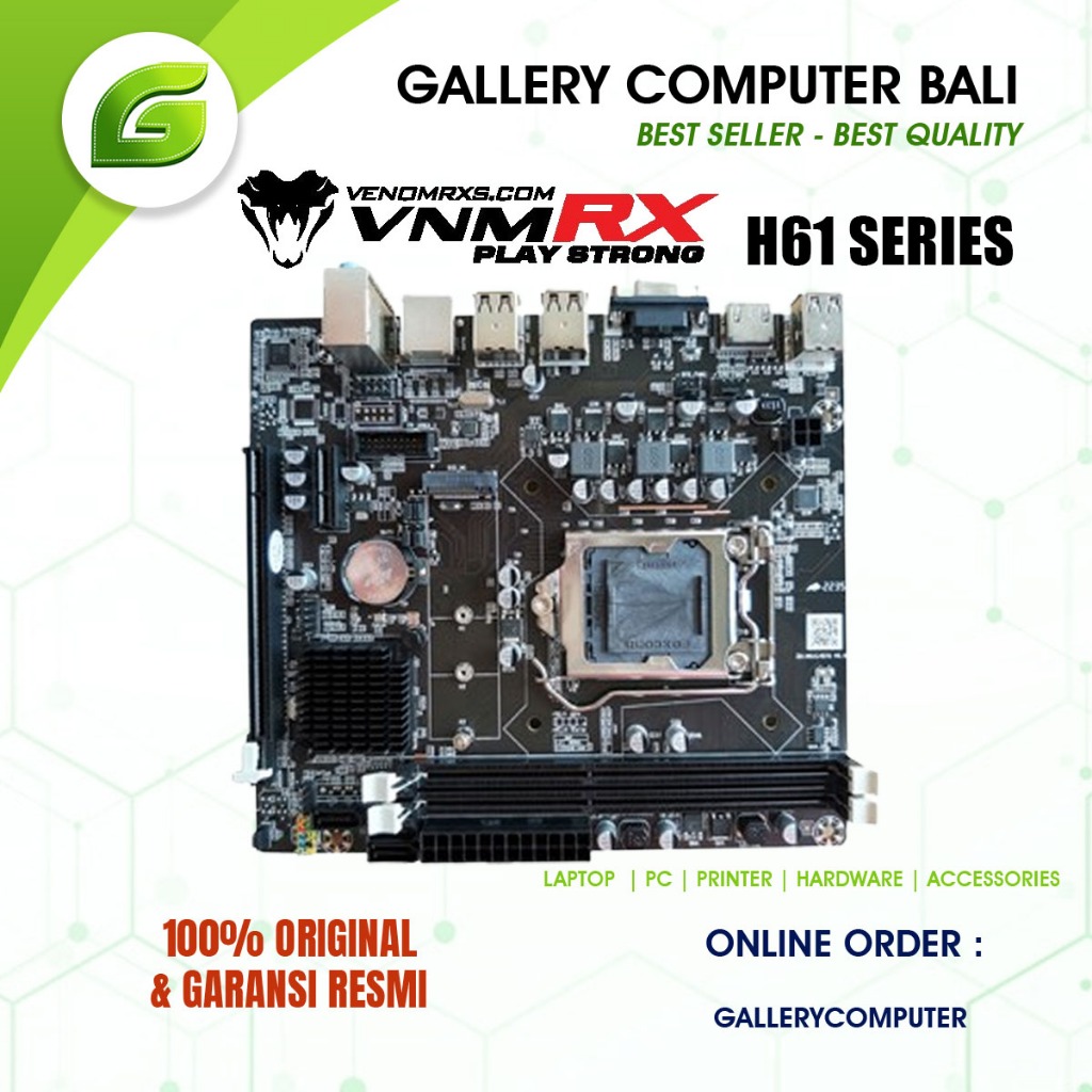 MOTHERBOARD VENOM RX H61-INTEL