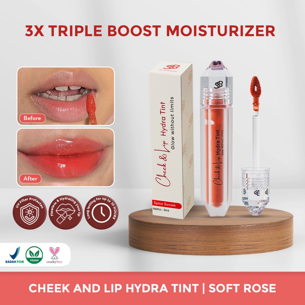 Liptint Korea Transferproof Longlasting Water Base Lipgloss Lipstick LipTint Liptin Natural