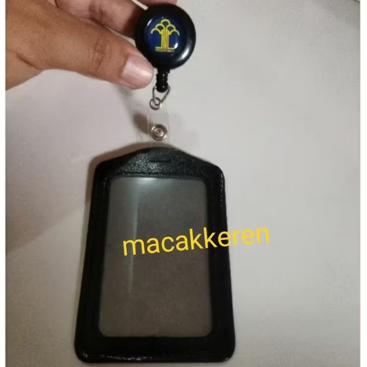 

ID Card Holder yoyo Nametag holder Pengayoman Lapas Imigrasi Kemenkum HAM Bahan Kulit