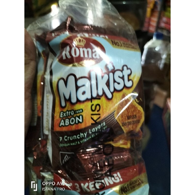 malkist ready  rasa abon coklat dan krakers isi 10 pcs