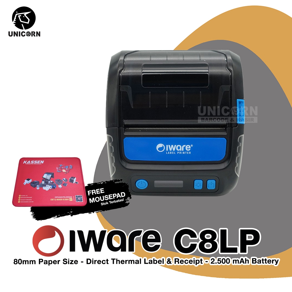 Printer Thermal 80mm Bluetooth - IWARE IW C8LP / IWC8LP / IW-C8LP